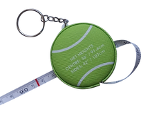 Load image into Gallery viewer, Net Checker by Scoring Right - Tennis Height Measuring Tape and Keyring