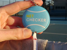 Load image into Gallery viewer, Net Checker by Scoring Right - Tennis Height Measuring Tape and Keyring