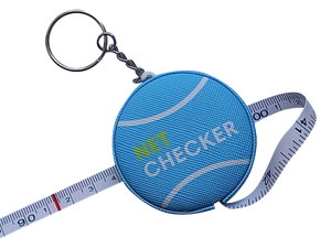 Net Checker - Tennis Net Height measuring tape and keyring