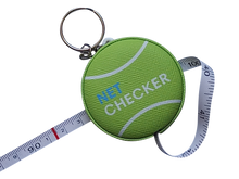 Load image into Gallery viewer, Net Checker by Scoring Right - Tennis Height Measuring Tape and Keyring